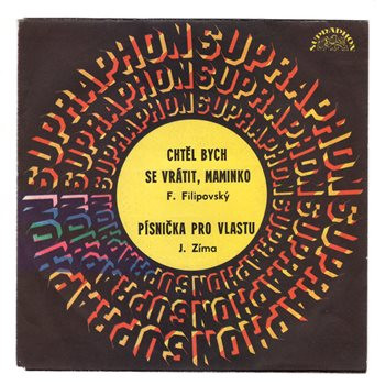 2167 … FILIPOVSKÝ FRANTIŠEK: Chtěl bych se vrátit, maminko / ZÍMA JOSEF: Písnička pro Vlastu (1978)