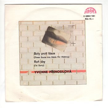 11 0394 ... PŘENOSILOVÁ YVONNE: Boty proti lásce / Roň slzy (1990)
