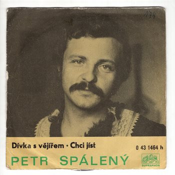 1464 ... SPÁLENÝ PETR: Dívka s vějířem / Chci jíst (1973)