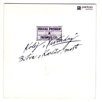 8143 0229 ... PROKOP MICHAL: Kolej Yesterday / Bitva o Karlův most (1984)