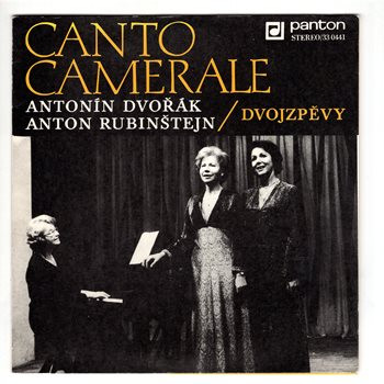 0441 ... CANTO CAMERALE: Moravské dvojzpěvy / Dvouhlasé písně s doprovodem klavíru (1977)