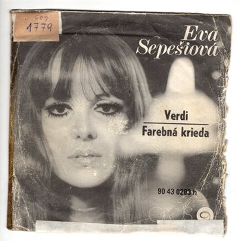 0283 ... SEPEŠIOVÁ EVA: Verdi / Farebná krieda (1973)