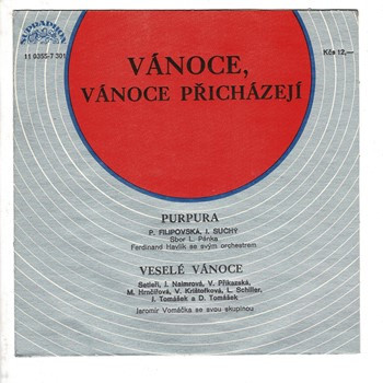 11 0355 ... FILIPOVSKÝ & SUCHÝ: Purpura na okně / SETLEŘÍ: Veselé vánoce 
